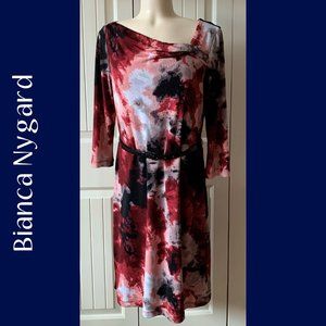 💥2/$30 Bianca Nygard 🇨🇦 Jewel Tone Knit Dress sz10